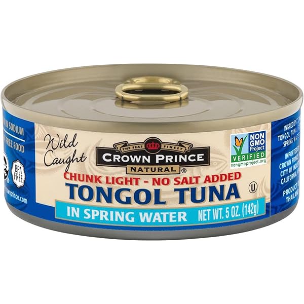 Amazon.com : Crown Prince Natural, Chunk Light Tongol Tuna, In